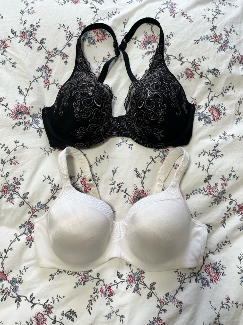 Playtex Black & White Womens Underwire Bras